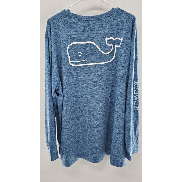 NWT Vineyard‎ Vines Men's Whale Harbor Performance Long Sleeve Shirt Size XXL - Picture 1 of 7